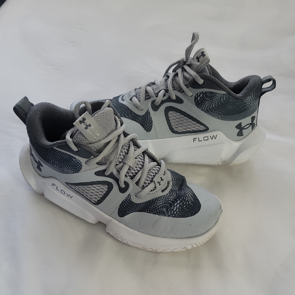 Under Armour Gray Athletic Shoes